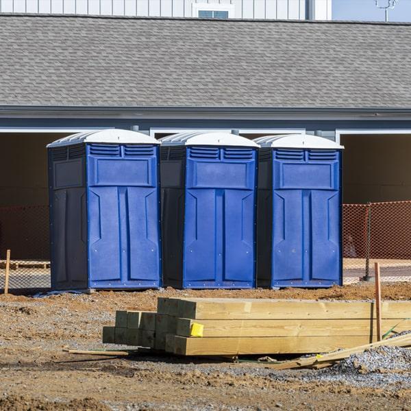 Heavy-duty construction site porta potty in Lawrenceburg, Kentucky