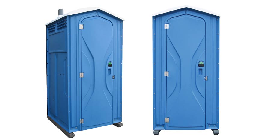 Long-term porta potty units on site in Lawrenceburg, Kentucky